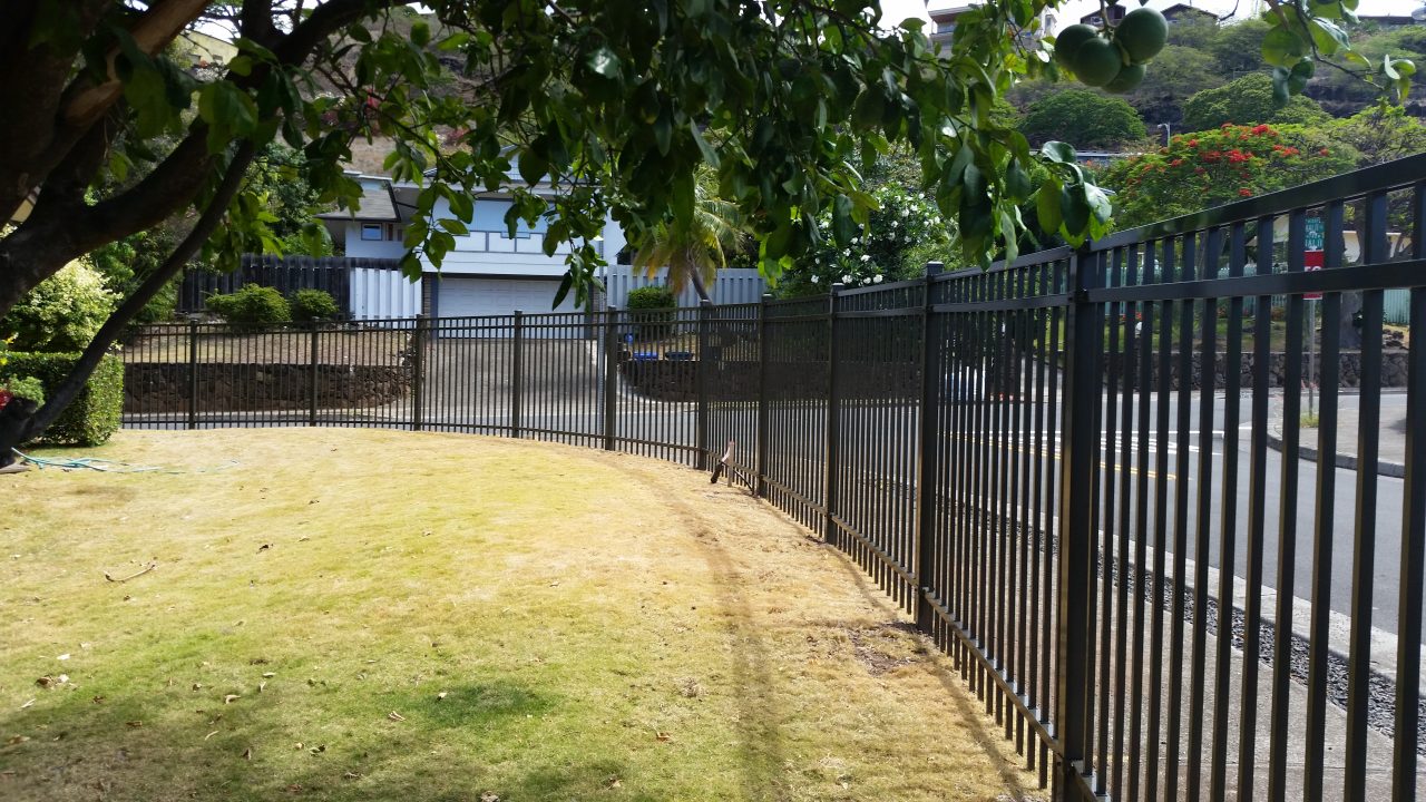 Ornamental Flat Top Fence