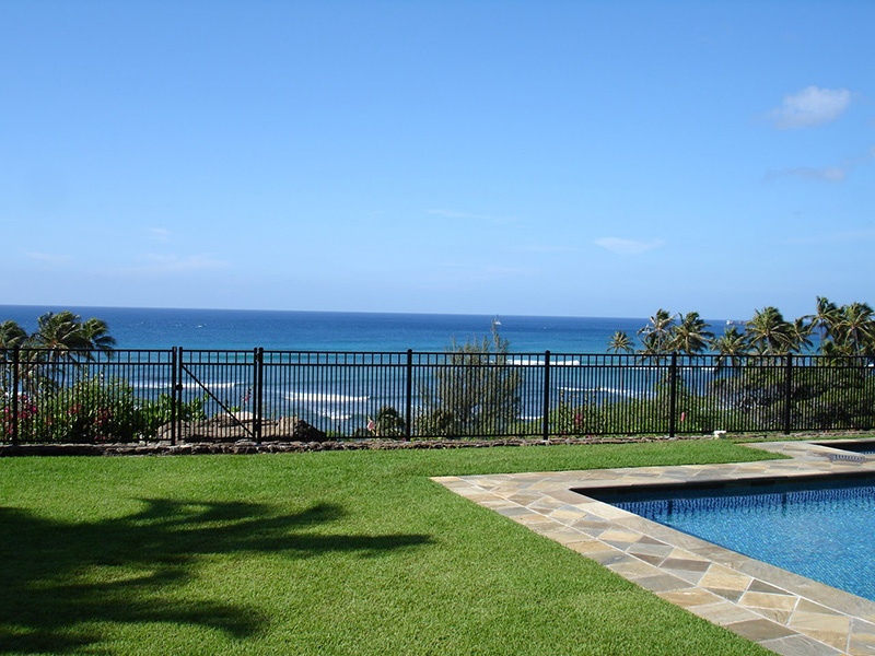 Oahu Ornamental Pool Fence