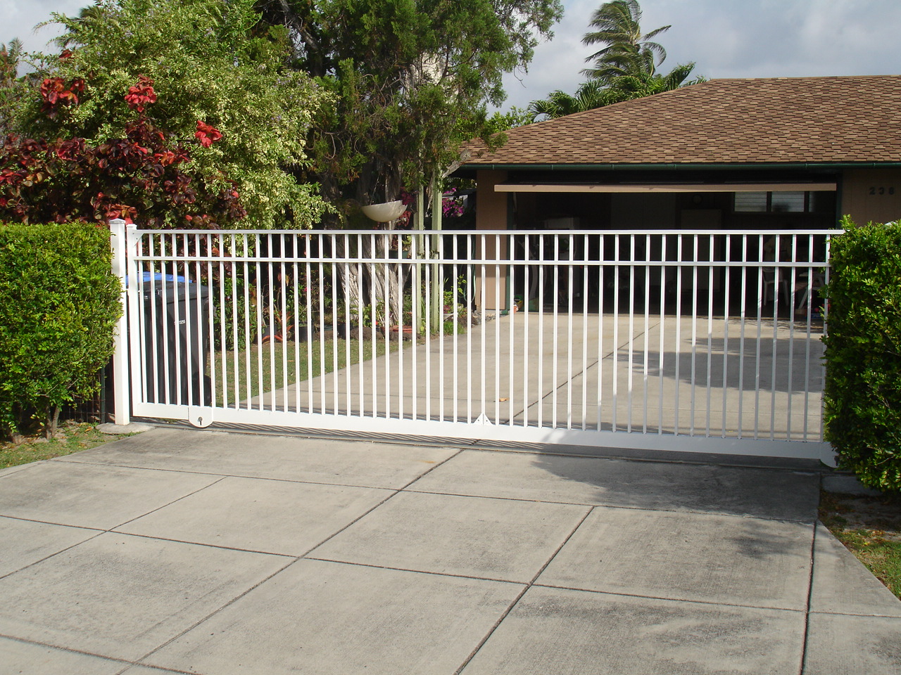 White Ornamental Gate