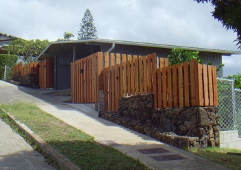 Hawaii Wood Fence