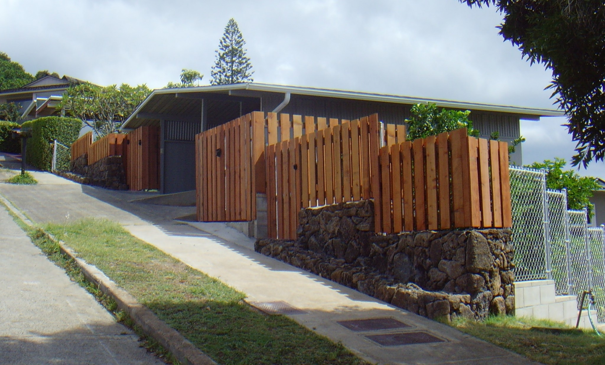 Hawaii Wood Fence