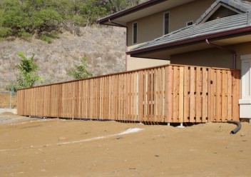 New Wood Fence