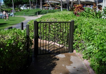 Ornamental Swing Gate Chevron