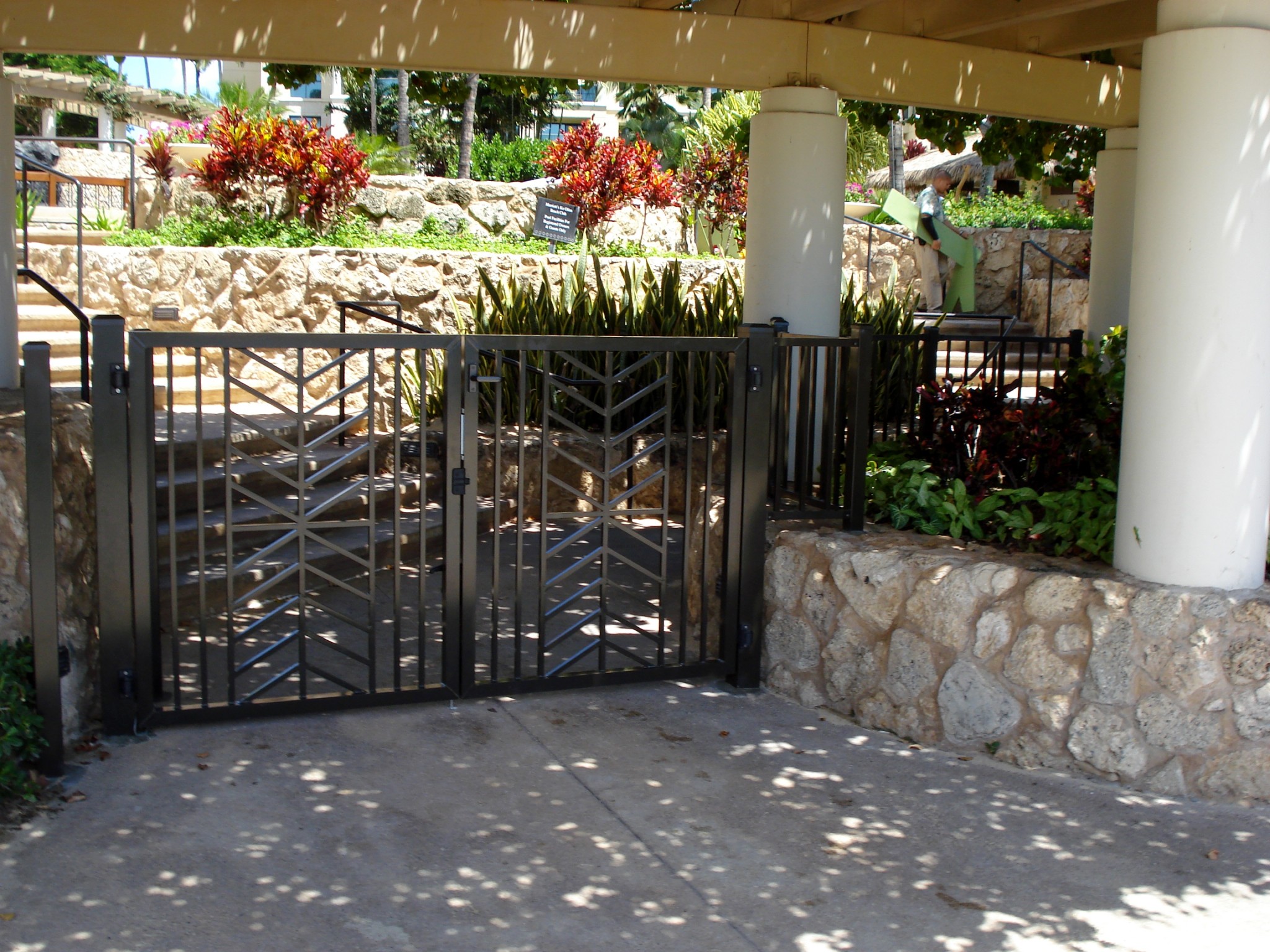Ornamental Swing Entry Gate