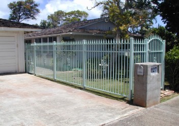 Spear Top Pedestrian Entry Gate