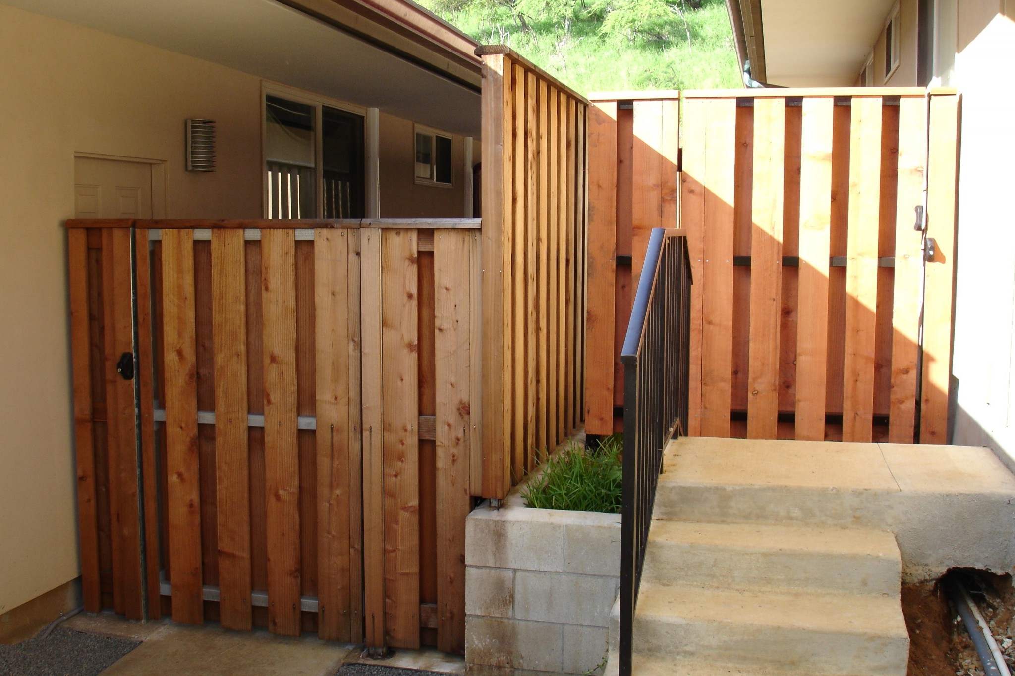 Wood Fence And Gate