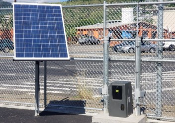 Gate Operator with Solar Power