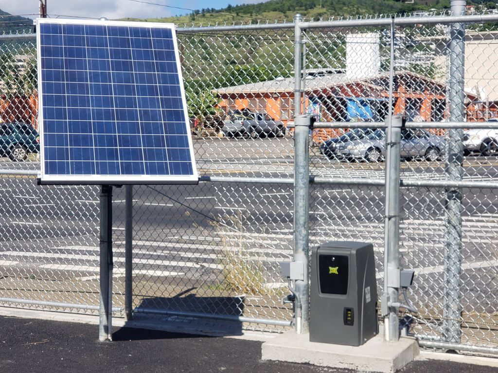 Gate Operator with Solar Power